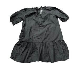 Caryn Lawn clare mini dress black NWT